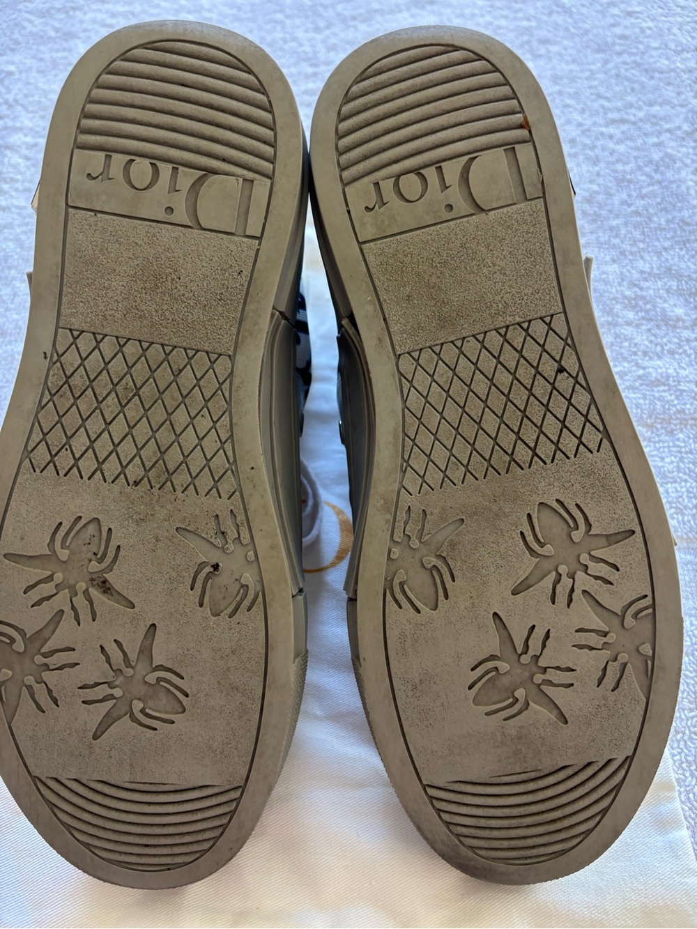Dior Womens Grey High Top Sneakers - Picture 6 of 9